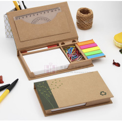  牛皮紙多功能便條盒－2H-MO-00037